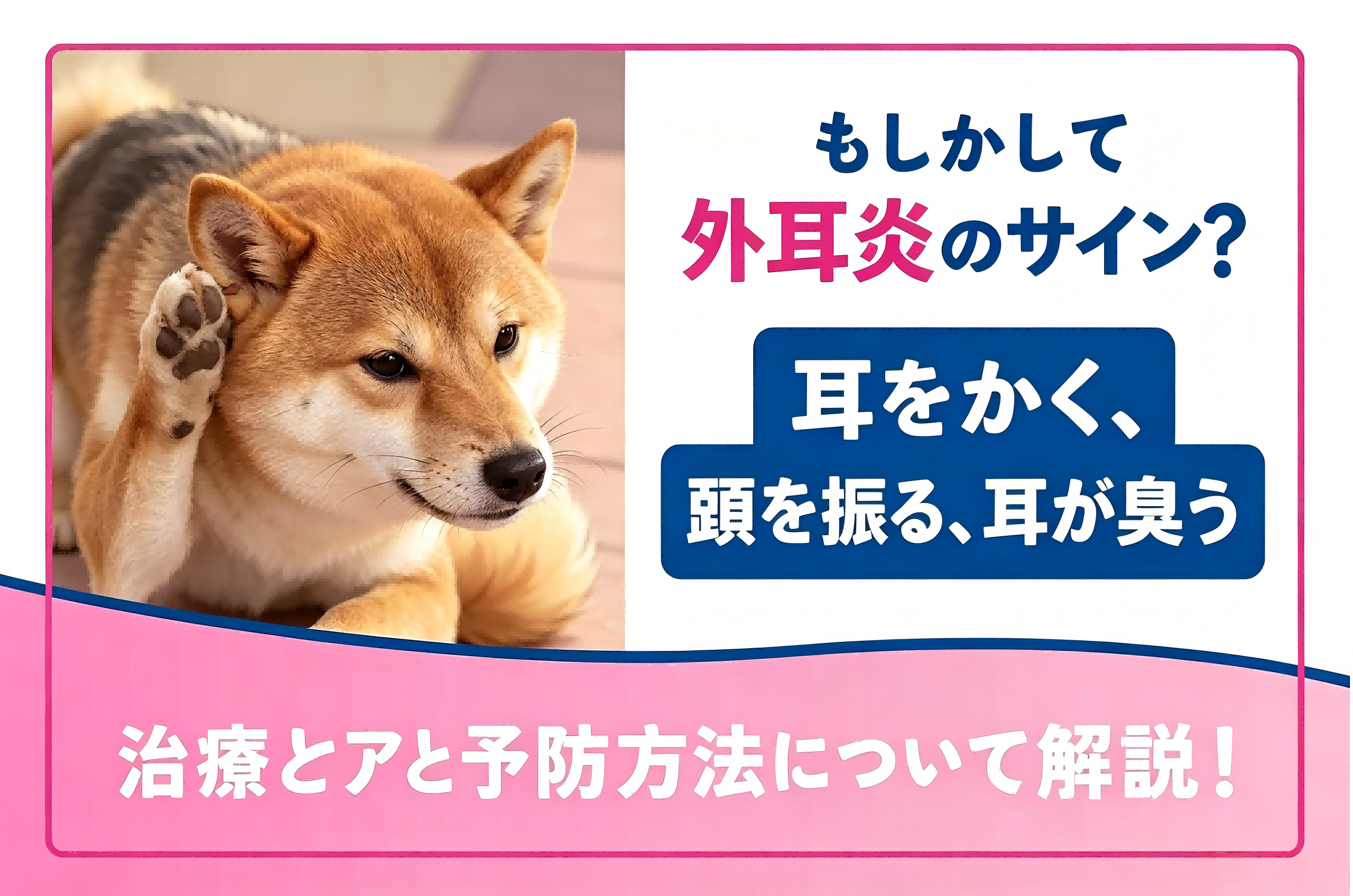 犬が耳をかく・頭を振るのは外耳炎のサイン？原因と正しいケア、おすすめの洗耳液を紹介