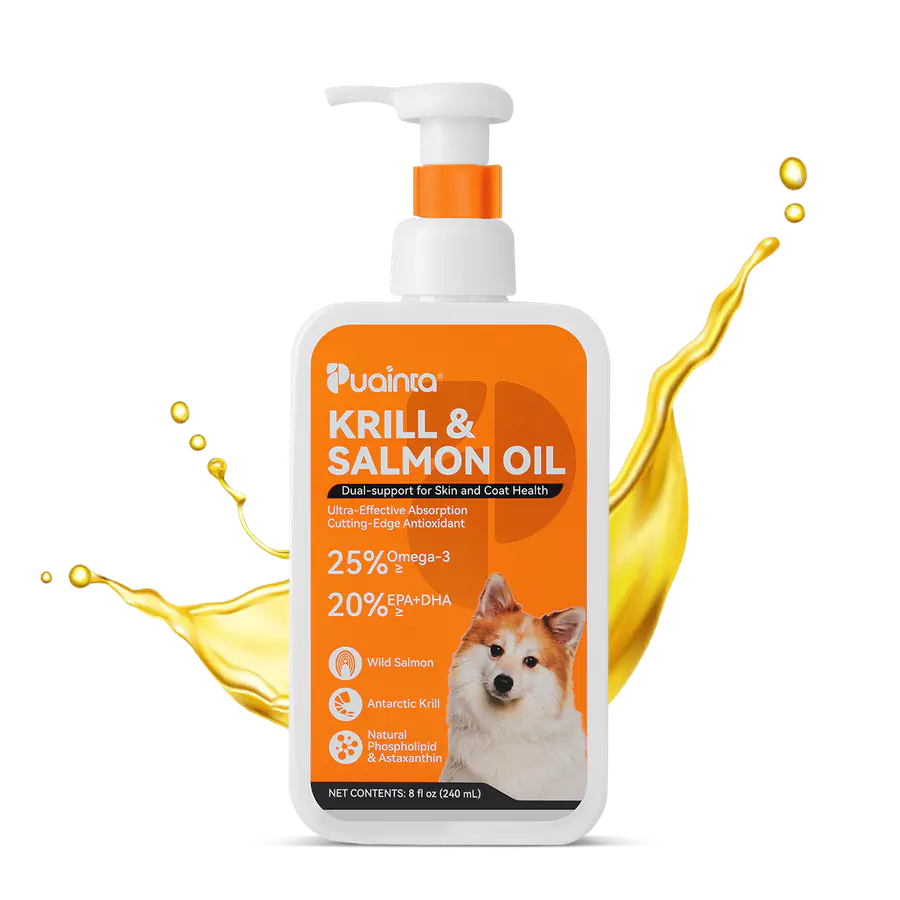 プアインタ-クリル＆フィッシュオイル オメガ3 25%｜DHA・EPA・ビタミンA・E配合 犬猫用