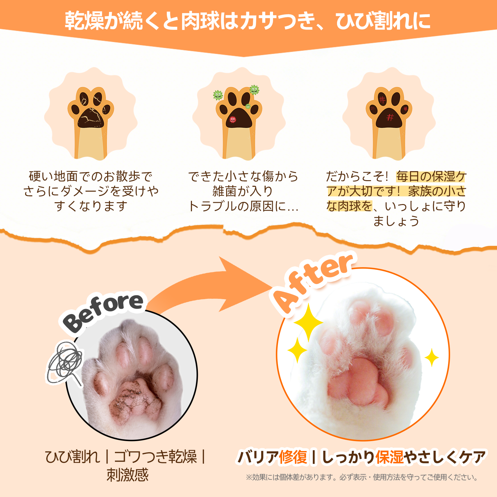 プアインタ 犬猫用 肉球・鼻ケアミルク 犬・猫用