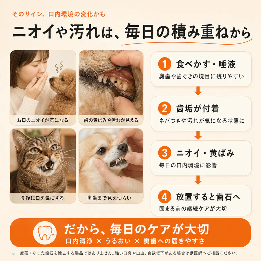 プアインタ オーラルケアスプレー｜ロングノズルで奥歯まで毎日ケア  犬猫用