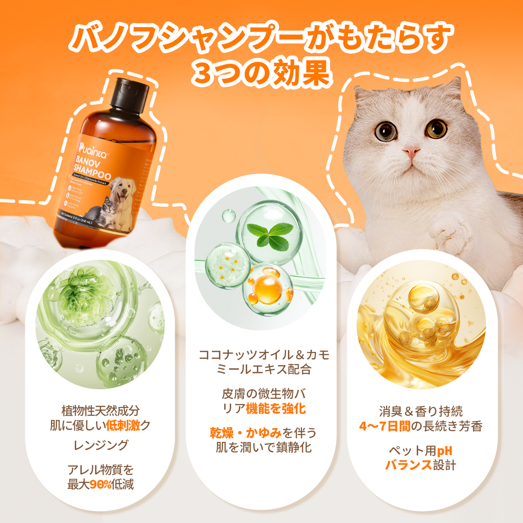 プアインタ Banov シャンプー 犬・猫用