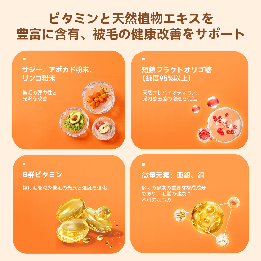 もう毛玉で悩まない｜プアインタ 猫用毛玉ケアタブレット.