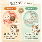 【毛玉・お腹のWケア】プアインタ 猫用 毛玉ケアタブレット ＆ 乳酸菌セット